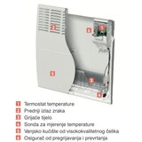  Električni stenski grelnik ATLANTIC F120 PR 1000W, zaslon | Shoptok.si