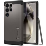 Spigen Tough Armor silikonski ovitek odporen na udarce za Samsung Galaxy S24 Ultra 5G - siv | Shoptok.si