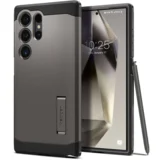 Spigen Tough Armor silikonski ovitek odporen na udarce za Samsung Galaxy S24 Ultra 5G - siv