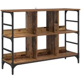 vidaXL Strani šal Rjava 102 x 32 x 73.5 cm Konstruiran les | Shoptok.si