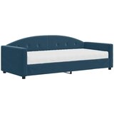  Dnevni krevet s madracem plavi 90 x 200 cm baršunasti | shoptok.hr