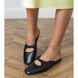 D/CEO Black closed-toe flat sandals Matila | Shoptok.si