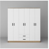 Hanah home ormar braon - bele boje yaman 1600 75 | ePonuda.com