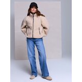 Sinsay Teddy jakna s ovratnikom i džepovima na patentni zatvarač | shoptok.hr