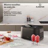 Klarstein FrostFusion aparat za sladoled, slushie in jogurt s kompresorjem in pripomočki | 1 l | 100 W | Shoptok.si