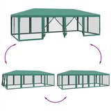  za zabave s 12 mrežasta bočna zida zeleni 8x4 m HDPE | Eponuda.com