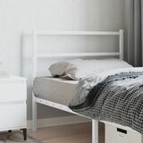 Maison Chic kovinsko posteljno vzglavje - vzglavna omarica - nočna omarica belo 100 cm, (21704564) | Shoptok.si