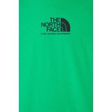 The North Face Pamučna majica M S/S Fine Alpine Equipment Tee 3 za muškarce, boja: zelena, s tiskom, NF0A87U3PO81 | shoptok.hr