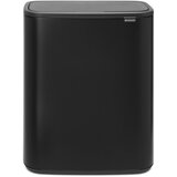Brabantia Mat črn jeklen koš za smeti na dotik 60 l Bo Touch Bin – | Shoptok.si