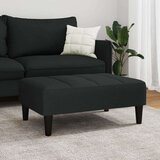  Stolček za noge črn 77x55x31 cm žamet | Shoptok.si