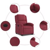 Električni naslonjač na podizanje od tkanine boja vina | Eponuda.com