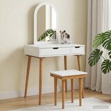  Set toaletnog stolića FAUSKE 3 kom. Bijela 76 x 50 x 143 cm | shoptok.hr