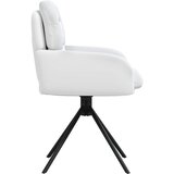  Okretne blagovaonske stolice 2 pcs Umjetna koža Bijela | Eponuda.com