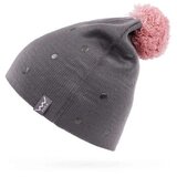 Vuch Ženska zimska kapa Nurit P-Grey s pomponom i točkicama | shoptok.hr