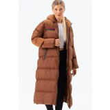 Dewberry Z6756 LADIES BOTTLE COAT-CAMEL | Shoptok.si