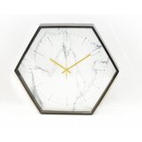 Dekordom zidni sat HEXA 2158-1 - Marble/White - N41