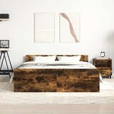  Okvir kreveta s uzglavljem i podnožjem boja hrasta 120x190 cm | shoptok.hr