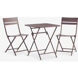  Bistro garnitura Š60xD60 patlidžan ljubičasta | Eponuda.com