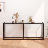 vidaXL Konzolni stol prozirni 180 x 35 x 75,5 cm od kaljenog stakla Cijene