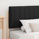  Krevetni okvir s tapiciranim uzglavljem Crna 100 x 200 cm | shoptok.hr