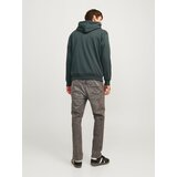 Jack & Jones Sweater majica 'JORBRONX' kraljevski zelena / vuneno bijela | shoptok.hr