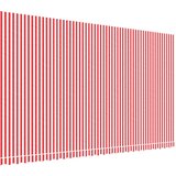 vidaXL Nadomestna tkanina za tendo rdeče in bele črte 6x3,5 m, (21144182) Cene
