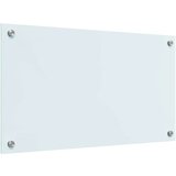 vidaXL Zaščita za kuhinjo Bela 70 x 40 x 0.8 cm kaljeno steklo | Shoptok.si