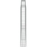  Lučne gabionske košare 4 kom 400x30x220/240cm pocinčano željezo | shoptok.hr