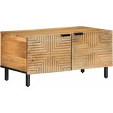 vidaXL Stol za kavu smeđi 80x50x40 cm Puno drvo Mango Cijene