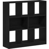 vidaXL Ormar za knjige crni hrast 97,5x29,5x100 cm konstruirano drvo | shoptok.hr