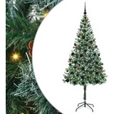 vidaXL Umestno božično drevo med 300 LED Zelena 180 cm PVC in Jeklo | Shoptok.si