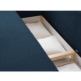 Micadoni Tamno plava sklopiva/s prostorom za odlaganje sofa 231 cm Elen – | shoptok.hr