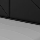 MID.YOU POSTELJA BOXSPRING 140 cm x 200 cm , les, kovina, umetna masa, tekstil črna | Shoptok.si