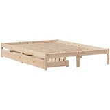 vidaXL Okvir kreveta bez madraca 150 x 200 cm od masivne borovine | shoptok.hr