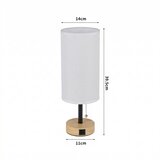  Brilagi - Stona lampa sa USB portom TABLON 1xE27/25W/230V hrast/crna/bela | Eponuda.com