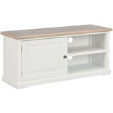 TV omarica iz lesa 90x30x40 cm bela | Shoptok.si