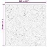  Tepih HUARTE kratka vlakna mek i periv boja pijeska 160x160 cm | shoptok.hr