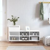  za cipele sjajni bijeli 102x36x60 cm konstruirano drvo | shoptok.hr