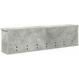  Vješalica za kapute na zidu Betonski sivi 100 x 16 x 26 cm | shoptok.hr