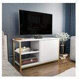 Hanah home tv polica muskegon gold white | ePonuda.com