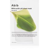 Abib Mild Acidic pH Sheet Mask Heartleaf Fit pomirjevalna tekstilna maska za občutljivo k aknam nagnjeno kožo 30 ml Slike