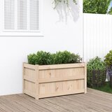 vidaXL Vrtna sadilica 90x50x50 cm od masivne borovine Cijene