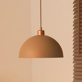  Duolla - Visilica na sajli IRONLINE 1xE27/15W/230V prečnik 27 cm bež/bakrena | Eponuda.com
