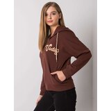 FANCY Sweatshirt-FA-BL-7239.23X-dark brown | Shoptok.si