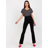 BASIC Feel Good Dark gray cotton V-neck t-shirt BASIC | shoptok.hr