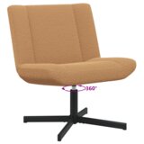 vidaXL Akcentni Stol Bež Tkanina, Kovina Standard Ergonomski | Shoptok.si