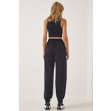  Women's Black Wide Jogging Sweatpants | Shoptok.si