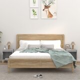  Noćni ormarići 2 kom boja dimljenog smeđi 40x35x50 cm | shoptok.hr