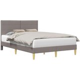  Okvir za krevet Sivo-smeđa 120 x 200 cm tkanina - Sivo-smeđa 120 x 200 cm | shoptok.hr