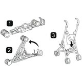 Kolica za lutke Reig Plava Roza Sklopiv 25 5 x 41 5 x 55 5 cm | shoptok.hr